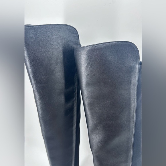 New $950 STUART WEITZMAN 5050 BOOT STRETCH LEATHER OVER THE KNEE BLACK 7.5 S4829 - Picture 7 of 16